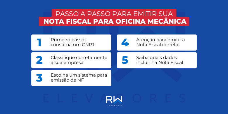 Como emitir nota fiscal para oficina mecanica - passo a passo