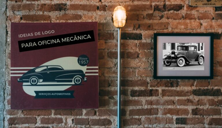Ideias de logo para Oficina Mecânica com dicas e inspirações