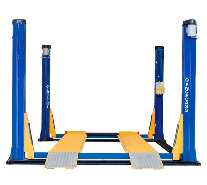 Elevador Automotivo 4 colunas Engecass 4.000kg com Plataforma