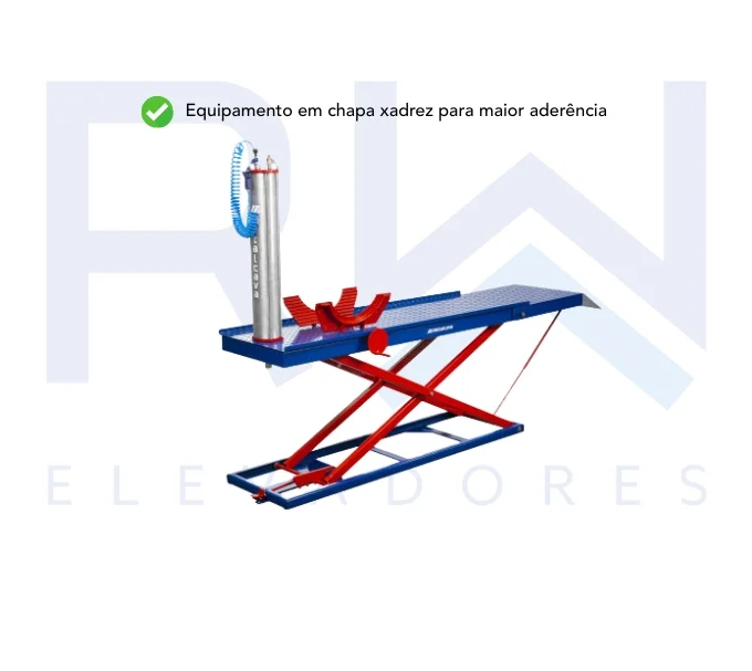 Elevador de Moto Pneumático 350kg Metalcava EMCPV-350