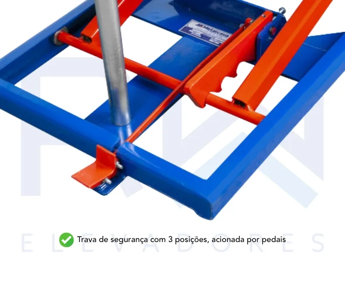 Elevador de Moto Pneumático 350kg Metalcava EMCPV-350
