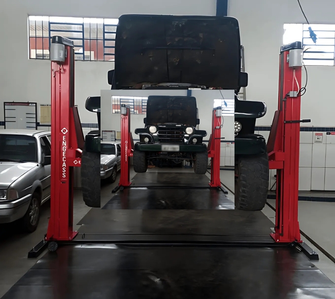 Elevador Automotivo Engecass 4100 Monofasico a oleo_2