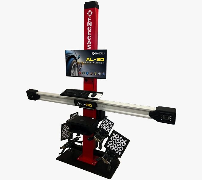 Alinhador 3D com torre fixa Engecass
