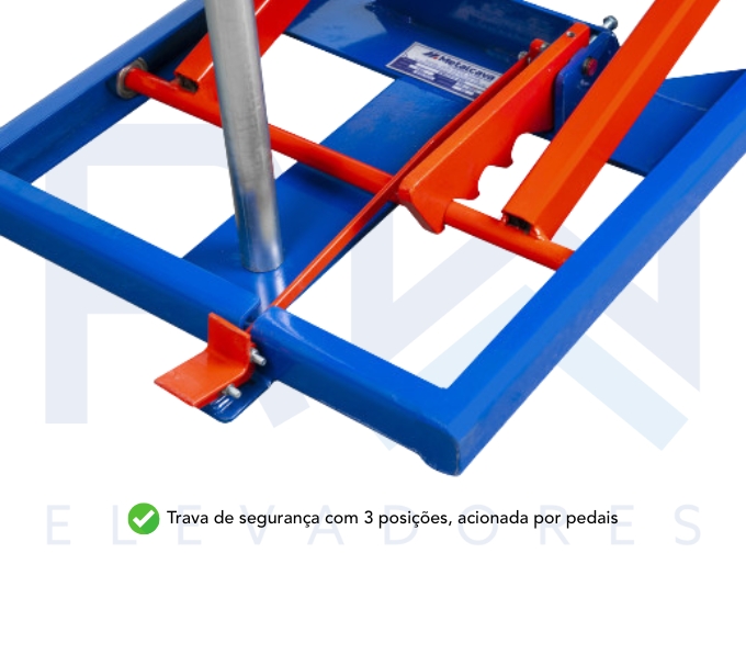 Elevador de Moto Pneumático 350kg Metalcava EMCPV-350